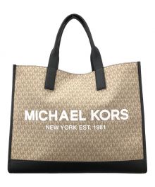 MICHAEL KORS（マイケルコース）の古着「トートバッグ」｜ベージュ×ブラック