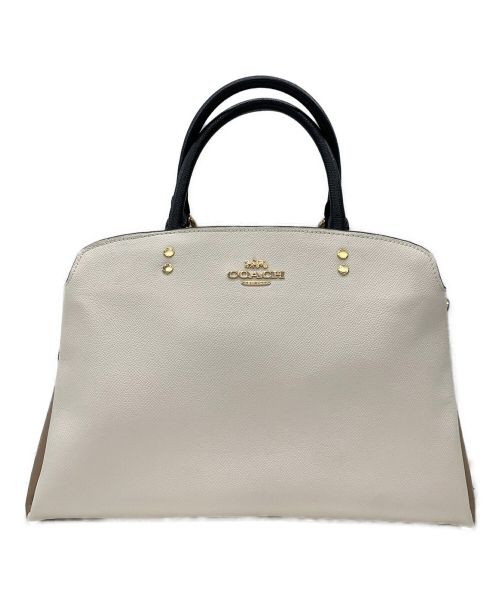 COACH（コーチ）COACH (コーチ) ショルダーバッグ LILLIE CARRYALL アイボリーの古着・服飾アイテム