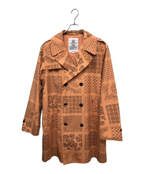 SUPREME（シュプリーム）SUPREME (シュプリーム) MILITARY TRENCH COAT オレンジ サイズ:Lの古着・服飾アイテム