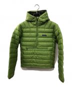 Patagoniaパタゴニア）の古着「ジャケット　DOWN SWEATER PULLOVER HOODY」｜グリーン