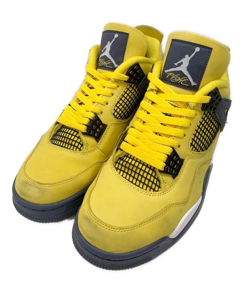 NIKE（ナイキ）NIKE (ナイキ) AIR JORDAN 4 RETRO”TOUR YELLOW/LIGHTNING” イエロー サイズ:US9の古着・服飾アイテム