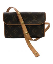 LOUIS VUITTON（ルイ ヴィトン）の古着「ウエストポーチ ポシェットフロランティーヌXS」｜ブラウン