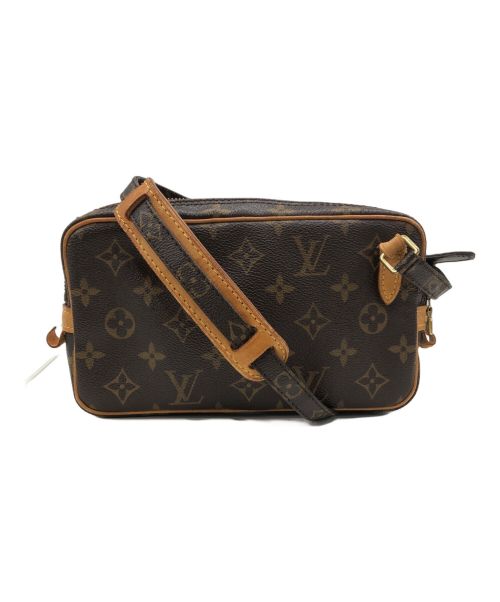 LOUIS VUITTON（ルイ ヴィトン）LOUIS VUITTON (ルイ ヴィトン) ショルダーポーチ　マルリーバンドリエール ブラウンの古着・服飾アイテム