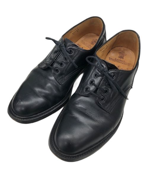 Tricker's（トリッカーズ）Tricker's (トリッカーズ) プレーントゥシューズ ブラック サイズ:UK8（ワイズ5）の古着・服飾アイテム