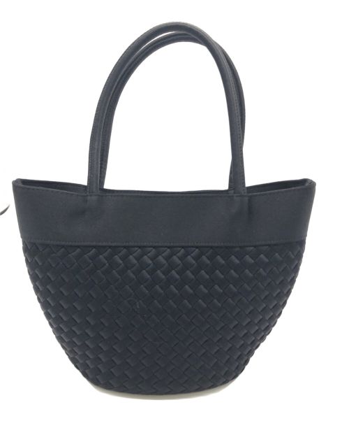 BOTTEGA VENETA（ボッテガベネタ）BOTTEGA VENETA (ボッテガベネタ) ハンドバッグ ブラックの古着・服飾アイテム