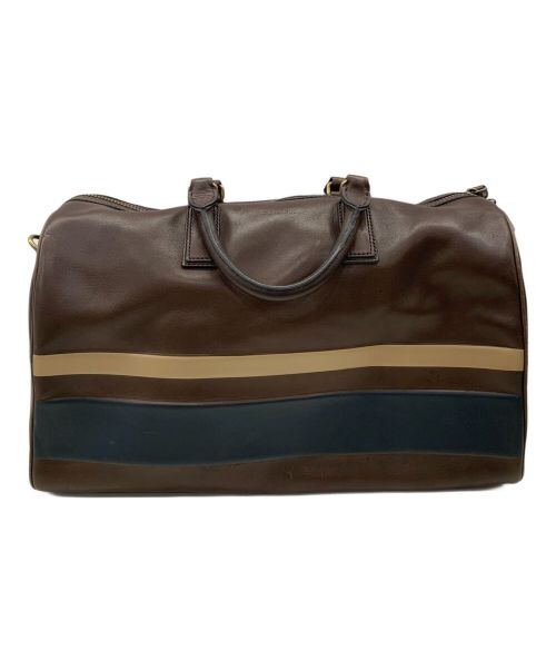 COACH（コーチ）COACH (コーチ) ボストンバッグ BLEECKER DEBOSSED STRIPE DUFFLE BAG ブラウンの古着・服飾アイテム