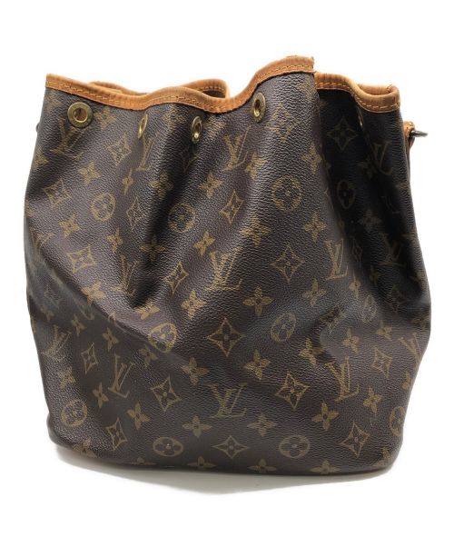 LOUIS VUITTON（ルイ ヴィトン）LOUIS VUITTON (ルイ ヴィトン) ショルダーバッグ プチノエ ブラウンの古着・服飾アイテム