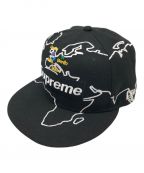 SUPREME×New Eraシュプリーム×ニューエラ）の古着「Worldwide Box Logo New Era Hat」｜ブラック