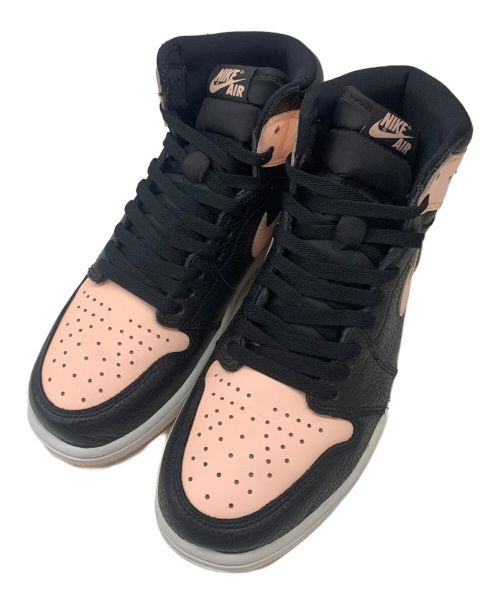 NIKE（ナイキ）NIKE (ナイキ) AIR JORDAN 1 RETRO HIGH OG”crimson tint” ブラック×ピンク サイズ:US8.5の古着・服飾アイテム