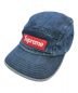 SUPREME（シュプリーム）の古着「デニムキャップ」｜インディゴ