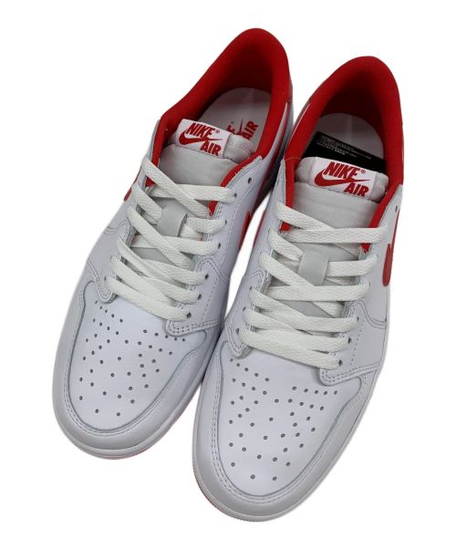 NIKE（ナイキ）NIKE (ナイキ) AIR JORDAN 1 RETRO LOW OG”WHITE/UNIVERSITY RED” ホワイト サイズ:US10の古着・服飾アイテム