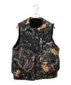 TIGHTBOOTH PRODUCTIONタイトブースプロダクション）の古着「BULLET CAMO REVERSIBLE VEST」｜ブラック