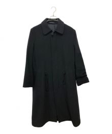 Yohji Yamamoto pour homme（ヨウジヤマモト プールオム）の古着「ステンカラーコート」｜ブラック