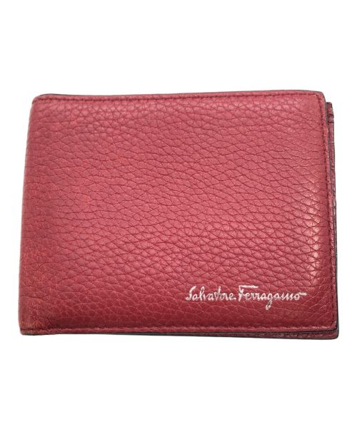 Salvatore Ferragamo（サルヴァトーレ フェラガモ）Salvatore Ferragamo (サルヴァトーレ フェラガモ) 2つ折り財布 ブラウンの古着・服飾アイテム