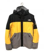 THE NORTH FACEザ ノース フェイス）の古着「マウンテンパーカー」｜ブラック×イエロー