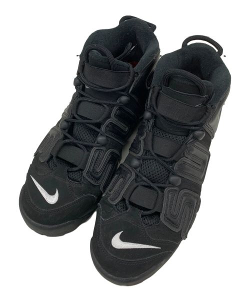 NIKE（ナイキ）NIKE (ナイキ) Supreme (シュプリーム) AIR MORE UPTEMPO”BLACK” ブラック サイズ:US9.5の古着・服飾アイテム