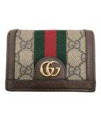 GUCCIグッチ）の古着「2つ折り財布」｜ブラウン