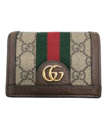 GUCCI（グッチ）の古着「2つ折り財布」｜ブラウン