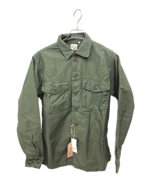 orSlow（オアスロウ）orSlow (オアスロウ) ミリタリーシャツ グリーン サイズ:SIZE 2 未使用品の古着・服飾アイテム