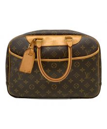 LOUIS VUITTON（ルイ ヴィトン）の古着「ハンドバッグ/	ドーヴィル(ボーリングヴァニティ)」｜ブラウン