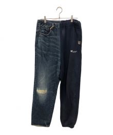 Maison MIHARA YASUHIRO（メゾン ミハラ ヤスヒロ）の古着「Half-Sweat Denim Pants」｜インディゴ