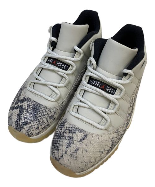 NIKE（ナイキ）NIKE (ナイキ) Air Jordan 11 Low Snakeskin 