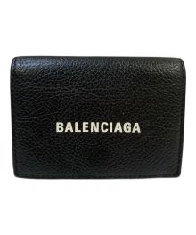 BALENCIAGA（バレンシアガ）の古着「3つ折り財布」｜ブラック