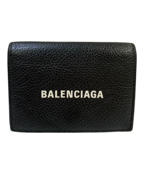 BALENCIAGA（バレンシアガ）BALENCIAGA (バレンシアガ) 3つ折り財布 ブラックの古着・服飾アイテム