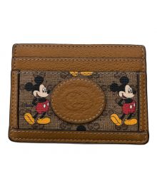 GUCCI×DISNEY（グッチ×ディズニー）の古着「カードケース」｜ブラウン