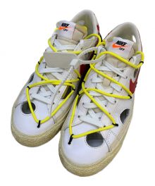 NIKE×OFFWHITE（ナイキ×オフホワイト）の古着「BLAZER LOW"White and University Red"」｜ホワイト