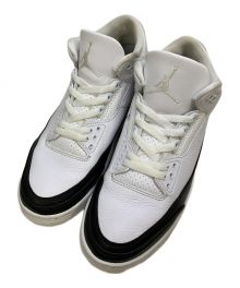 NIKE×FRAGMENT DESIGN（ナイキ×フラグメントデザイン）の古着「AIR JORDAN 3 RETRO SP"White/Black"」｜ホワイト