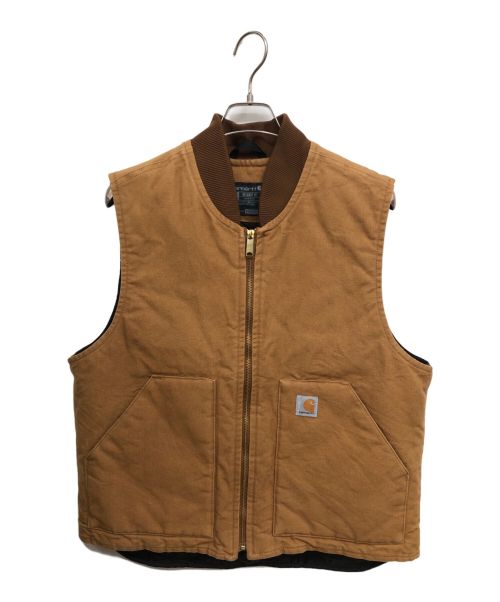 CarHartt（カーハート）CarHartt (カーハート) ダックベスト ブラウン サイズ:Lの古着・服飾アイテム