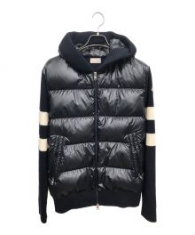 MONCLER（モンクレール）の古着「切替ダウンジャケット」｜ネイビー