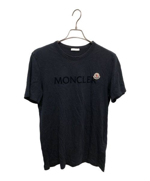 MONCLER（モンクレール）MONCLER (モンクレール) 半袖カットソー ネイビー サイズ:Sの古着・服飾アイテム