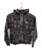 KITHキス）の古着「PRINTED FLEECE WILLIAMS III HOODIE」｜グレー