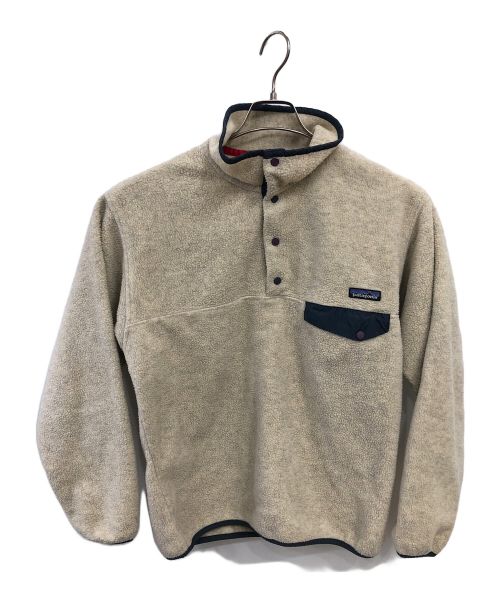 Patagonia（パタゴニア）Patagonia (パタゴニア) Patagonia(パタゴニア)　シンチラ・スナップT・プルオーバー ベージュ サイズ:Mの古着・服飾アイテム