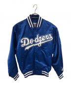 STARTERスターター）の古着「STARTER DIAMOND COLLECTION LA DODGERS(スターター ダイアモンドコレクション ロサンゼルス ドジャース)  ナイロンスタジアムジャケット」｜ブルー