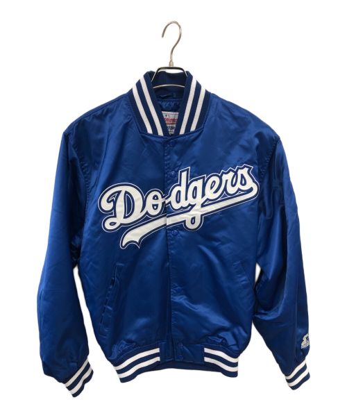 STARTER（スターター）STARTER (スターター) STARTER DIAMOND COLLECTION LA DODGERS(スターター ダイアモンドコレクション ロサンゼルス ドジャース)  ナイロンスタジアムジャケット ブルー サイズ:Mの古着・服飾アイテム