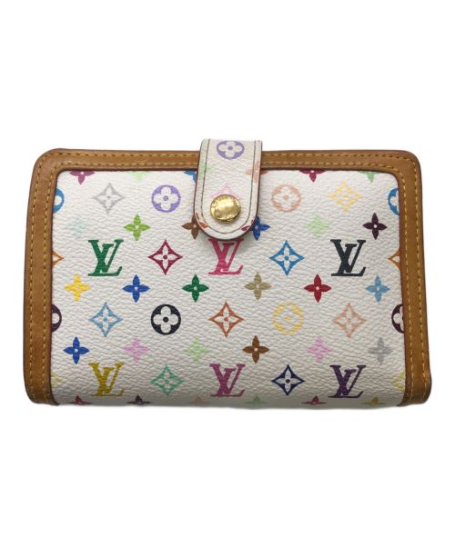 LOUIS VUITTON（ルイ ヴィトン）LOUIS VUITTON (ルイ ヴィトン) モノグラム・マルチカラー　ポルトフォイユ・ヴィエノワ ホワイトの古着・服飾アイテム