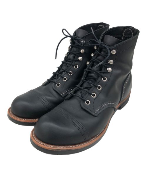 RED WING（レッドウィング）RED WING (レッドウィング) RED WING Iron Ranger(レッドウィング アイアンレンジャー) ブラック サイズ:27.5cm Dワイズの古着・服飾アイテム