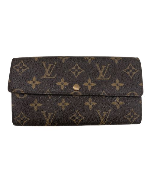 LOUIS VUITTON（ルイ ヴィトン）LOUIS VUITTON (ルイ ヴィトン) LOUIS VUITTON(ルイ・ヴィトン) モノグラム ポシェット・ポルトモネ クレディ ブラウンの古着・服飾アイテム