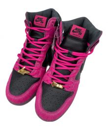 NIKE SB×Run The Jewels（ナイキエスビー×ランザジュエルズ）の古着「DUNK HIGH PRO QS "Active Pink and Black"」｜ピンク