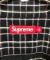 中古・古着 SUPREME (シュプリーム) Supreme Plaid Corduroy Half Zip S/S Shirt(シュプリーム プラッド コーデュロイ ハーフジップ ショートスリーブ シャツ) パープル サイズ:L：10000円