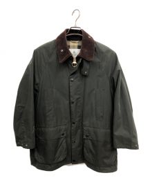 Barbour（バブアー）の古着「Barbour 6oz WAXD COTTON OVERSIZE BEAUFORT(バブアー 6オンス ワックスドコットン オーバーサイズ ビューフォート)」｜グリーン