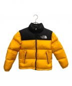 THE NORTH FACEザ ノース フェイス）の古着「THE NORTH FACE(ザ・ノースフェイス)1996レトロヌプシダウンジャケット」｜イエロー