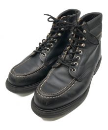 RED WING（レッドウィング）の古着「RED WING(レッドウィング) ワークブーツ 8133 SUPERSOLE 6-inch MOC(スーパーソール シックスインチ モック)」｜ブラック