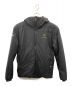 ARC'TERYX（アークテリクス）の古着「ARC'TERYX×BEAMS(アークテリクス ビームス) 中綿ジャケット BEAMS LOGO ATOM AR HOODY(ビームスロゴ アトム エーアール フーディ)」｜ブラック