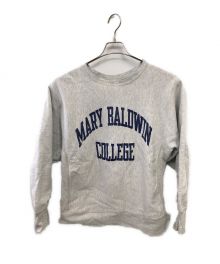 Champion（チャンピオン）の古着「MADE IN USA REVERSE WEAVE(リバース ウィーブ) カレッジスウェット "MARY BALDWIN COLLAGE"」｜ライトグレー