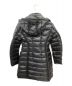 MONCLER (モンクレール) HERMINE(エルミンヌ) ダウンコート ブラック：90000円