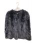 HBRAND（ブランド）の古着「DYED RABBIT FUR PONCHO(ダイドラビット　ファーポンチョ)」